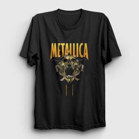 Presmono Skull Metallica Siyah Unisex T-Shirt
