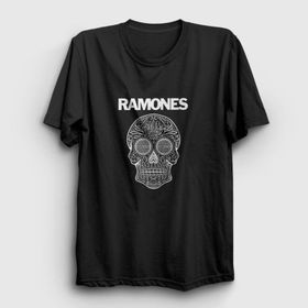 Presmono Skull Ramones Kadın T-shirt