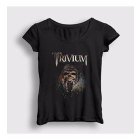 Presmono Skull Trivium Kadın T-shirt