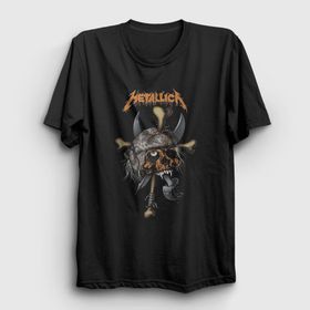 Presmono Skull V2 Metallica Siyah Unisex T-shirt