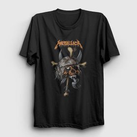 Presmono Skull V2 Metallica Siyah Unisex T-shirt