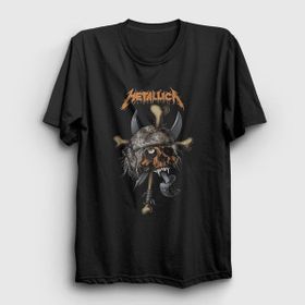 Presmono Skull V2 Metallica Siyah Unisex T-shirt