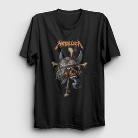 Presmono Skull V2 Metallica Siyah Unisex T-shirt