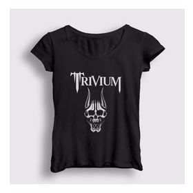 Presmono Skull V2 Trivium Kadın T-shirt