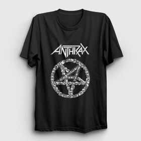 Presmono Skulls Anthrax Kadın T-shirt