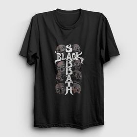 Presmono Skulls Black Sabbath Kadın T-shirt