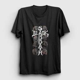 Presmono Skulls Black Sabbath Kadın T-shirt