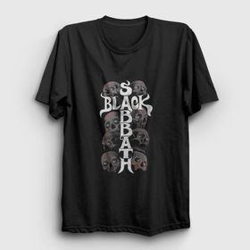 Presmono Skulls Black Sabbath Kadın T-shirt