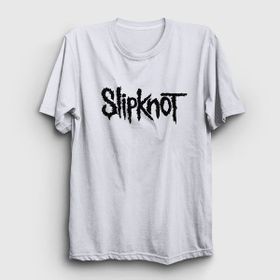 Presmono Slipknot Beyaz Unisex T-Shirt