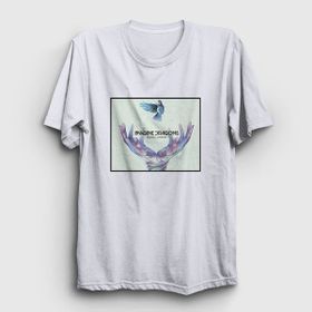 Presmono Smoke Imagine Dragons Beyaz Unisex T-shirt