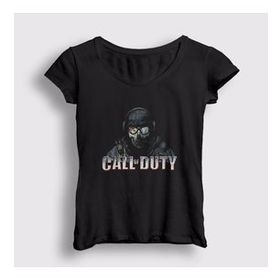 Presmono Soldier Call Of Duty Kadın T-shirt