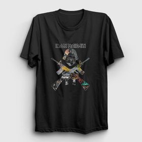 Presmono Soldier V2 Iron Maiden Siyah Unisex T-shirt