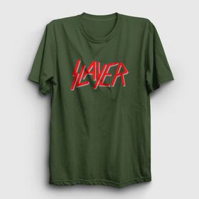 Presmono Solo Logo Slayer Siyah Unisex T-Shirt