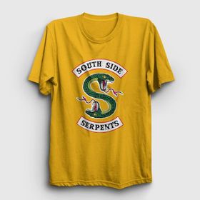 Presmono South Side Serpents Riverdale Sarı Unisex T-shirt