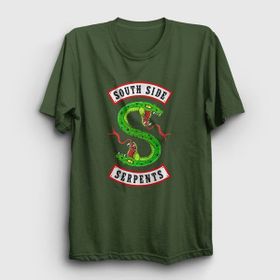 Presmono South Side Serpents V3 Riverdale Haki Kadın T-shirt