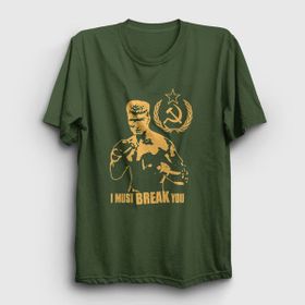 Presmono Soviet İvan Drago Film Rocky Kadın T-shirt