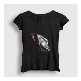 Presmono Spray Astronaut Space Astronot Uzay Kadın T-shirt