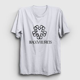 Presmono Star Black Veil Brides Unisex Beyaz T-Shirt