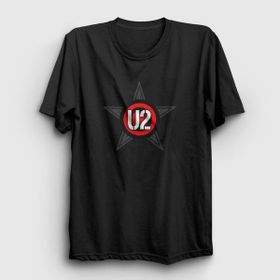 Presmono Star U2 Siyah Unisex T-Shirt