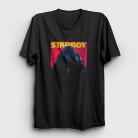 Presmono Starboy Cover The Weeknd Kırmızı Unisex T-Shirt