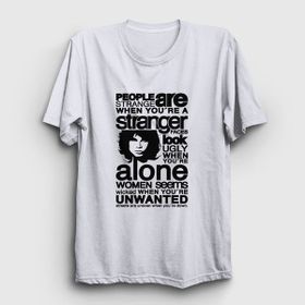 Presmono Stranger The Doors Sarı Unisex T-shirt