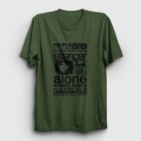 Presmono Stranger The Doors Sarı Unisex T-shirt
