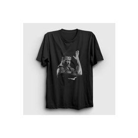 Presmono Street Fighter Film Jean Claude Van Damme Siyah Unisex T-shirt