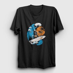 Presmono Surfer Skeleton Unisex T-shirt
