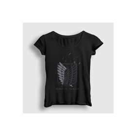 Presmono Survey Anime Attack On Titan Kadın T-shirt