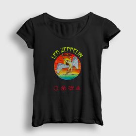 Presmono Swan Led Zeppelin Kadın T-shirt