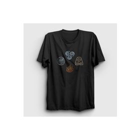 Presmono Symbols Anime Avatar The Last Airbender Kadın T-shirt