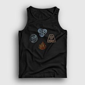 Presmono Symbols Anime Avatar The Last Airbender Kadın T-shirt
