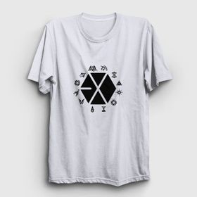 Presmono Symbols Logo Exo Kırmızı Unisex T-shirt