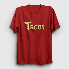 Presmono Tacos Anime Dragon Ball Kırmızı Unisex T-shirt