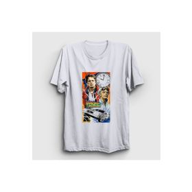 Presmono Team Film Geleceğe Dönüş Back To The Future Beyaz Unisex T-shirt