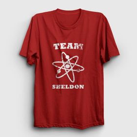 Presmono Team Sheldon The Big Bang Theory Beyaz Unisex T-shirt