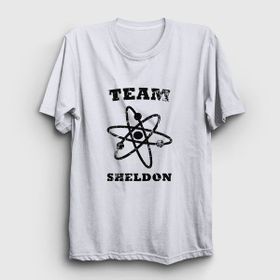 Presmono Team Sheldon The Big Bang Theory Beyaz Unisex T-shirt