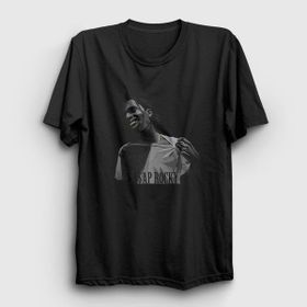 Presmono Tease Asap Rocky Siyah Unisex T-shirt