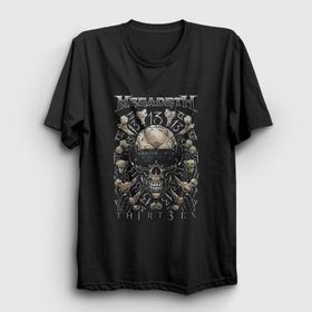 Presmono Thirteen Megadeth Kadın T-shirt