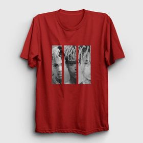 Presmono Three Xxxtentacion Kırmızı Unisex T-shirt