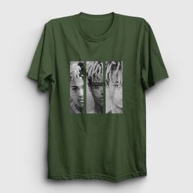 Presmono Three Xxxtentacion Kırmızı Unisex T-shirt
