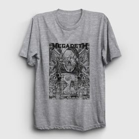 Presmono Time Megadeth Beyaz Unisex T-shirt