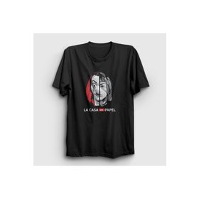 Presmono Tokyo V2 La Casa De Papel Siyah Unisex T-shirt