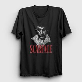 Presmono Tony Montana Film Scarface Siyah Kadın T-Shirt