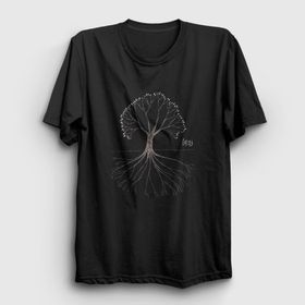 Presmono Tree Gojira Siyah Unisex T-Shirt