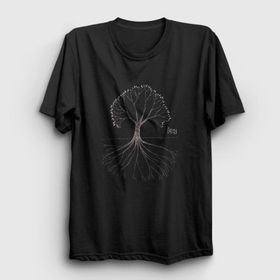 Presmono Tree Gojira Siyah Unisex T-Shirt
