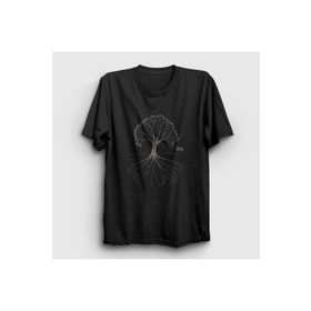 Presmono Tree Gojira Siyah Unisex T-Shirt