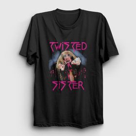 Presmono Twisted Sister Siyah Unisex T-shirt