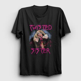 Presmono Twisted Sister Siyah Unisex T-shirt