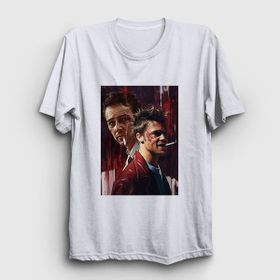 Presmono Tyler Film Dövüş Kulübü Fight Club Beyaz Unisex T-shirt